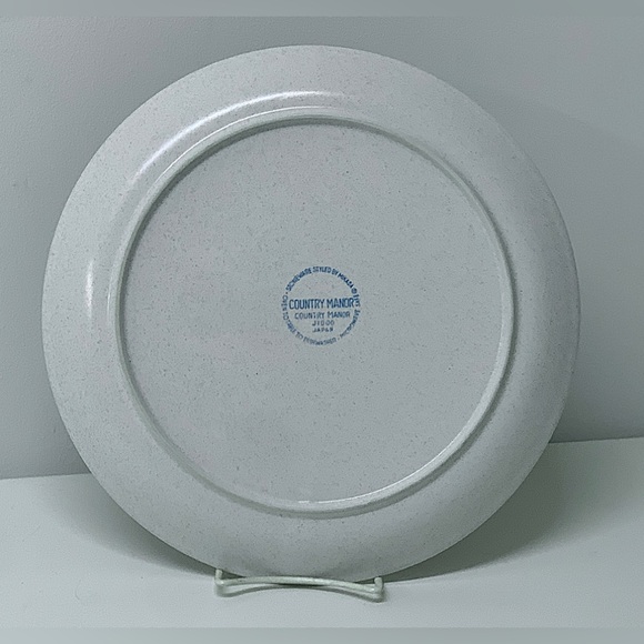 Mid Century Vtg Discontinued Mikasa Country Manor Round Stoneware Serving Plate - Picture 8 of 12